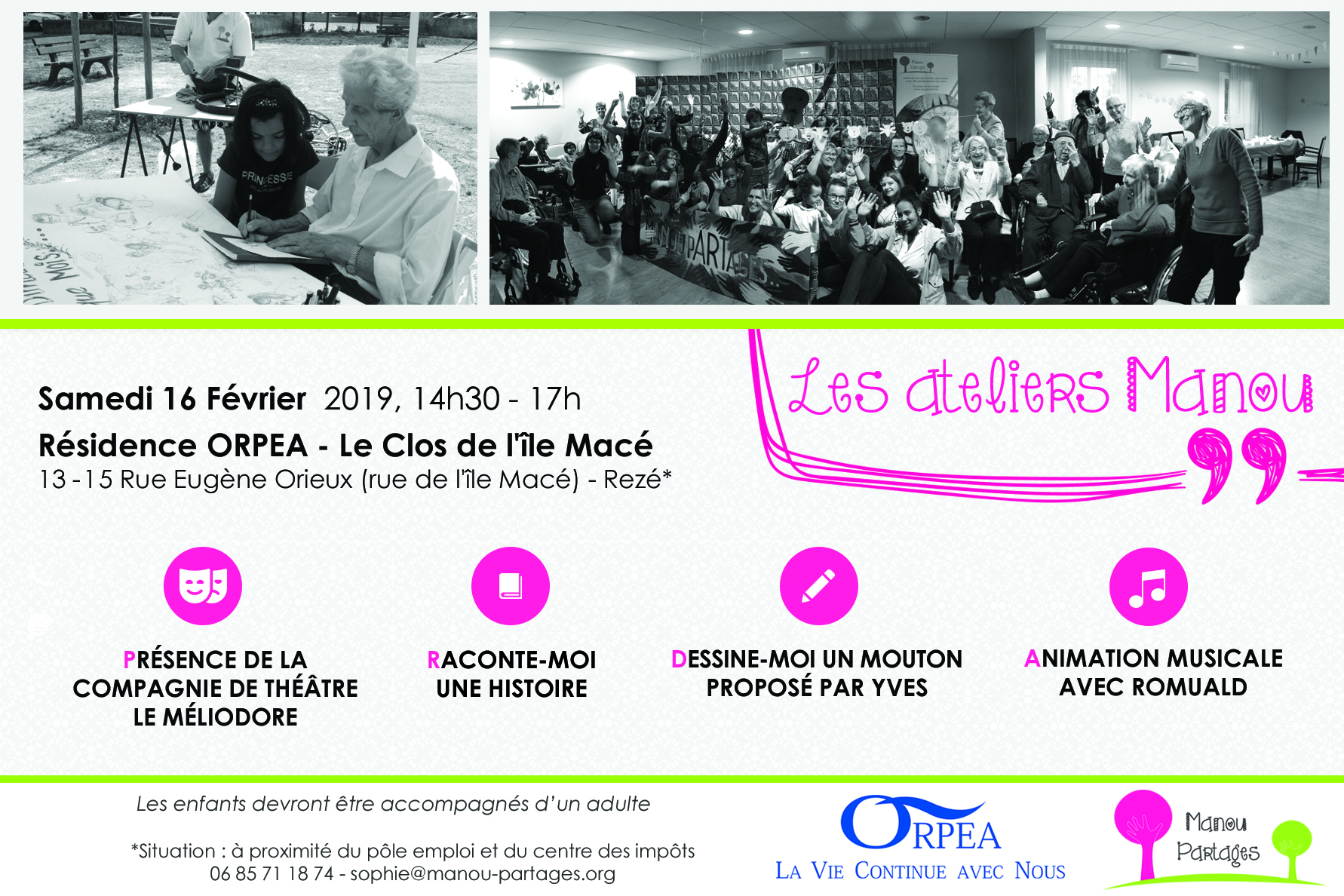 Les Ateliers Manou ORPEA 16/02/2019